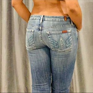 Low Waist 7 For All Mankind Jeans